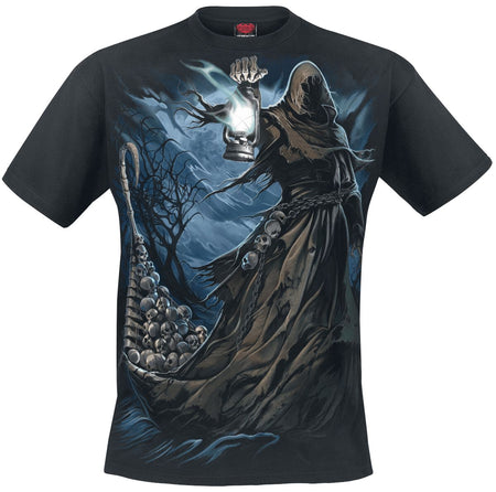T-Shirt Manches courtes Gothic de Spiral - Ferryman - S à XXL - pour Homme - noir - Spiral