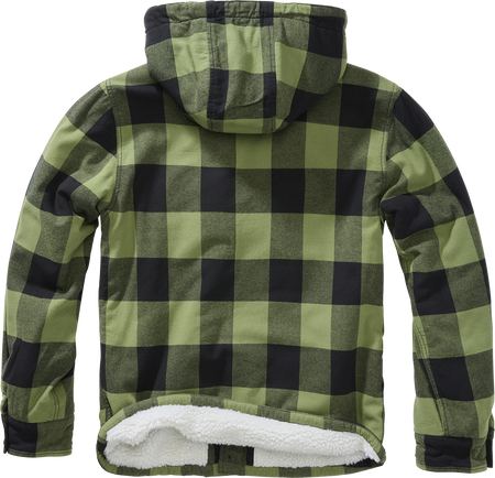 Veste mi-saison  de Brandit - Veste Bûcheron À Capuche - S à XXL - pour Homme - noir/olive - Brandit - View 2