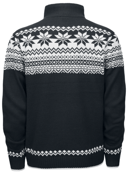 Pull tricoté  de Brandit - Pull Style Norvégien - S à XXL - pour Homme - noir - Brandit - View 2