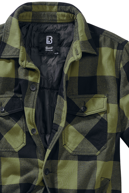 Veste mi-saison  de Brandit - Veste Bûcheron - S à XXL - pour Homme - noir/olive - Brandit - View 2