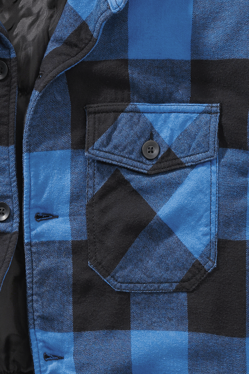 Veste mi-saison  de Brandit - Veste Bûcheron - S à 7XL - pour Homme - noir/bleu - Brandit - View 2