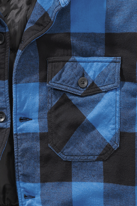 Veste mi-saison  de Brandit - Veste Bûcheron - S à 7XL - pour Homme - noir/bleu - Brandit - View 2