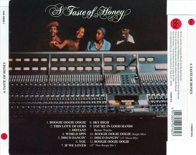 A Taste Of Honey - Front Cover