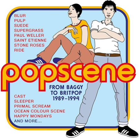 Popscene : From Baggy To Britpop 1989-1994 Coffret - Front Cover