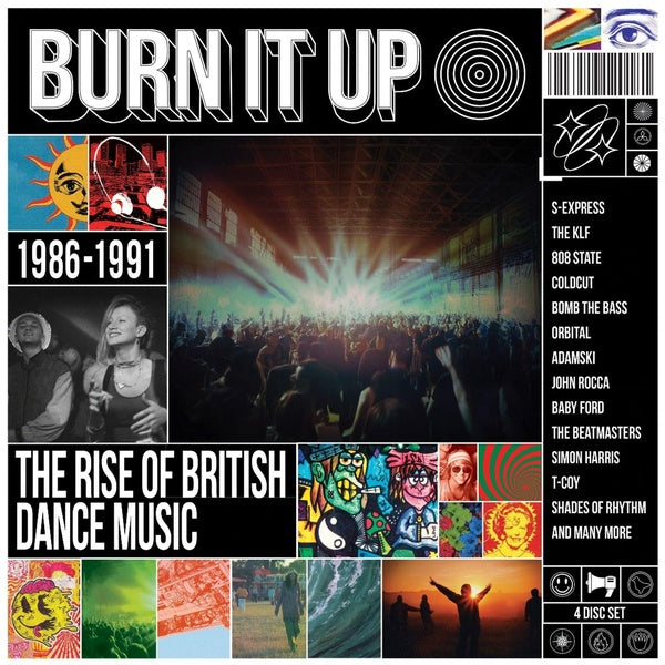 Burn It Up : The Rise Of British Dance Music 1986-1991 Coffret - Front Cover