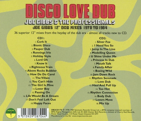 Disco Love Dub-12 Dub Mixes 1978 To 1984 - Front Cover