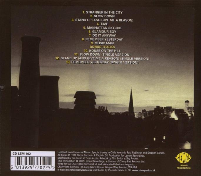 Stranger In The City - Front Cover