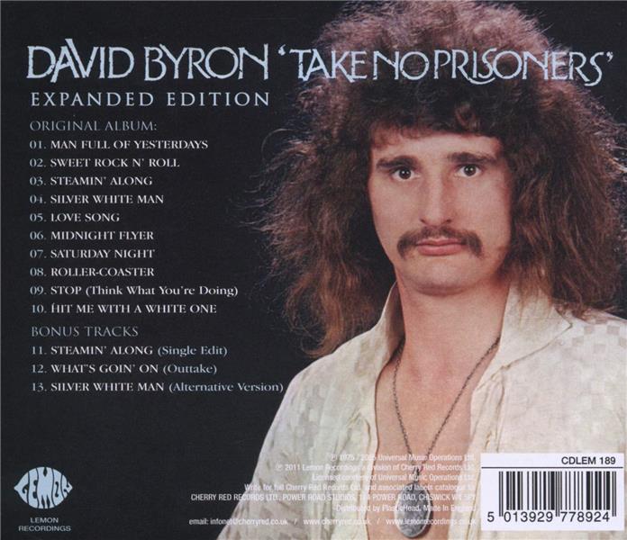 Take No Prisoners - Front Cover