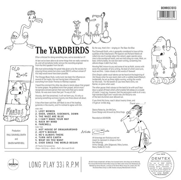 Yardbirds Roger The Engineer - Front Cover