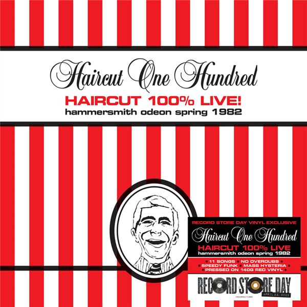 Haircut 100% Live! (Hammersmith Odeon, 1982) - Front Cover