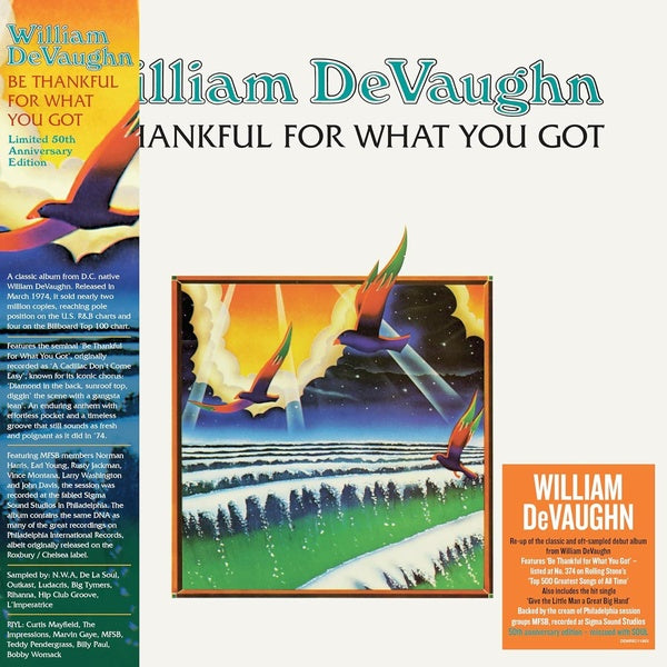Be Thankful For What You Got - Front Cover