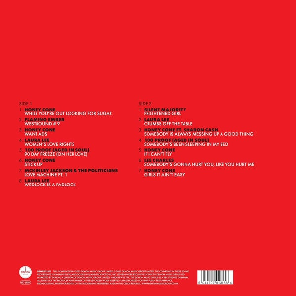 Dozier-Holland: Invictus Records - Front Cover