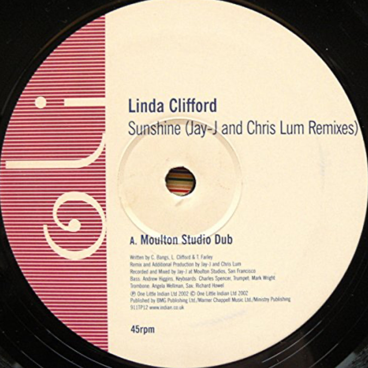 SUNSHINE/REMIXED BY JAY J AND CHRIS LUM - Front Cover
