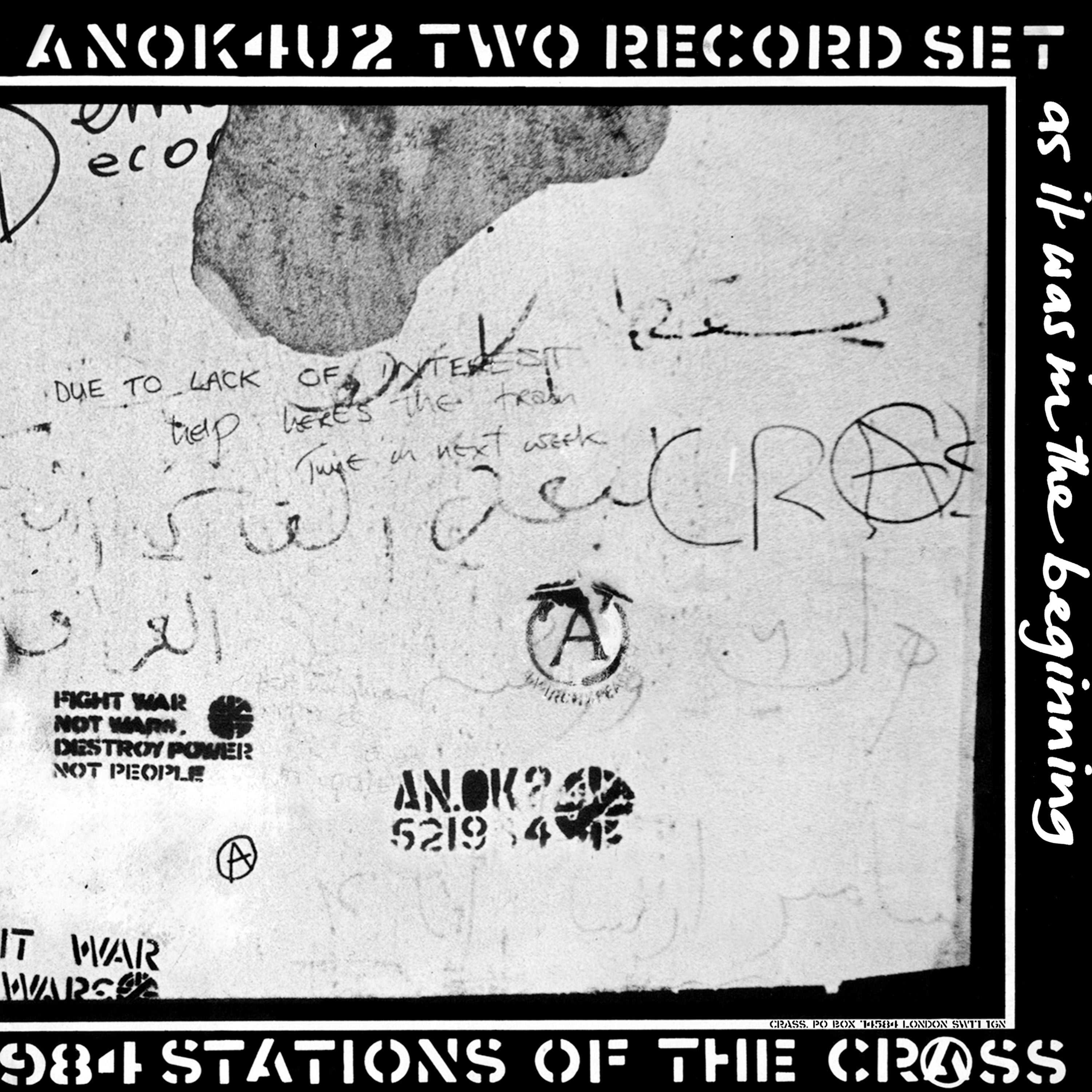 STATIONS OF THE CRASS - Front Cover