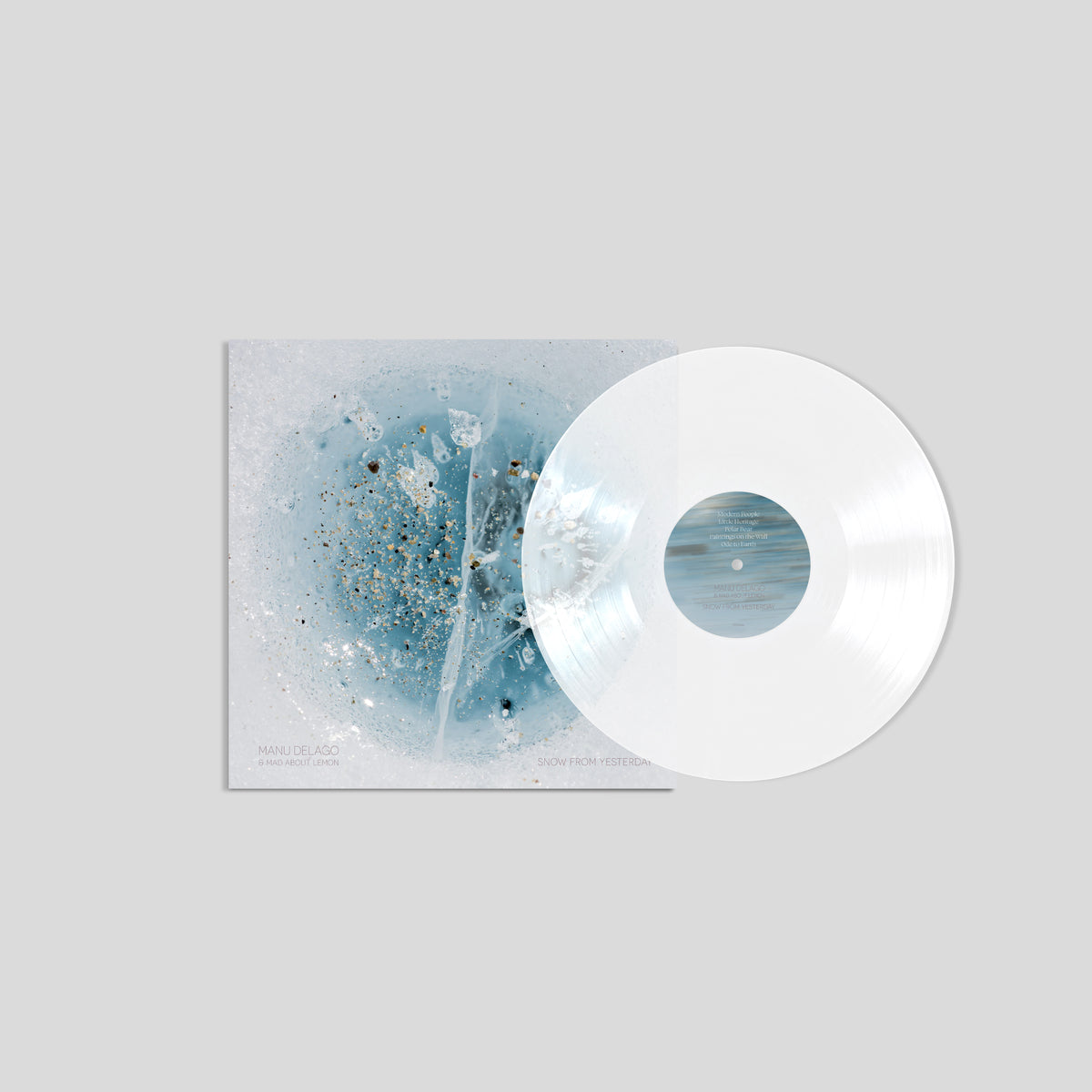 SNOW FROM YESTERDAY/VINYLE TRANSPARENT/AVEC MAD ABOUT LEMON - Front Cover