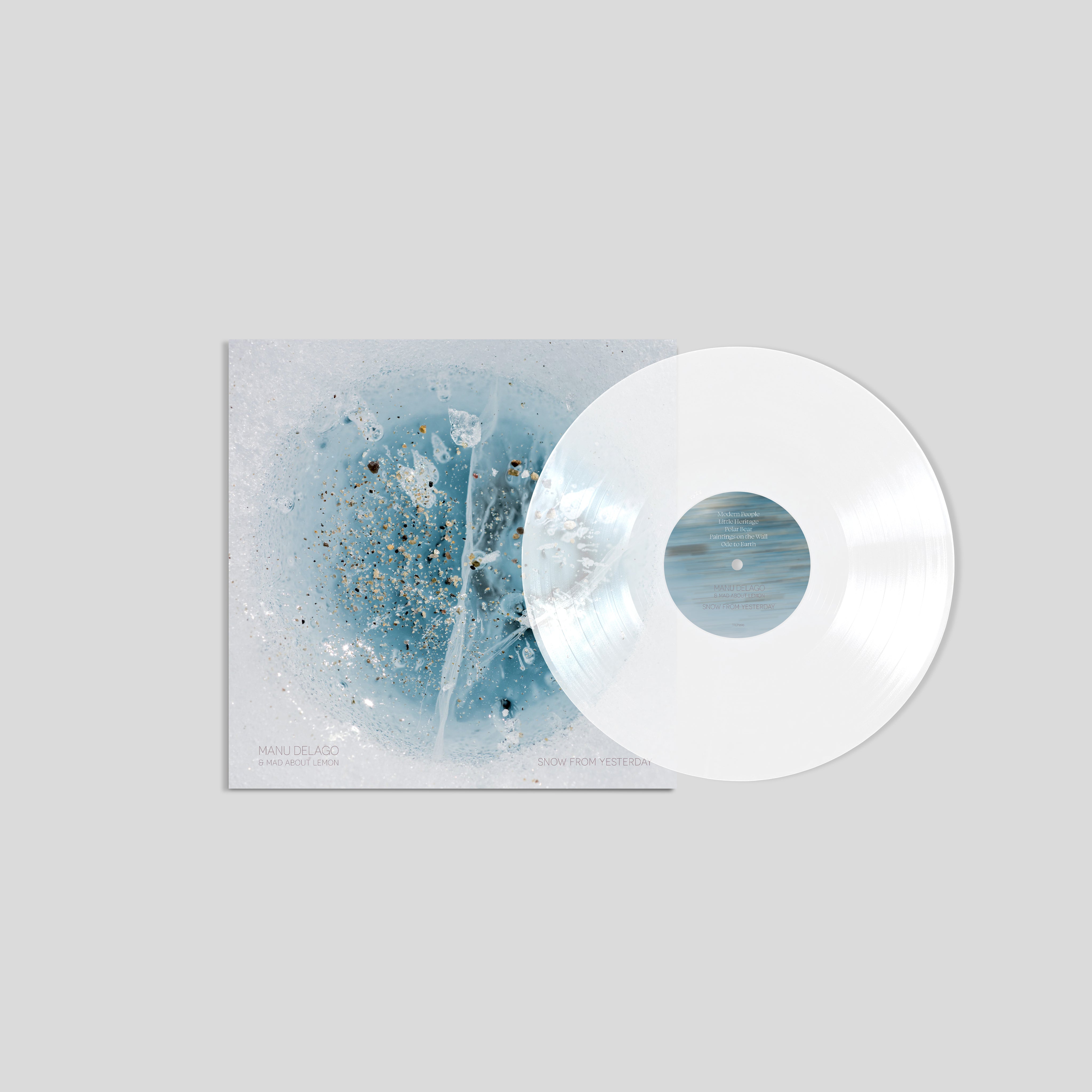 SNOW FROM YESTERDAY/VINYLE TRANSPARENT/AVEC MAD ABOUT LEMON - Front Cover