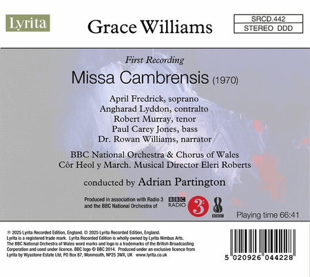 Missa Cambrensis - Front Cover