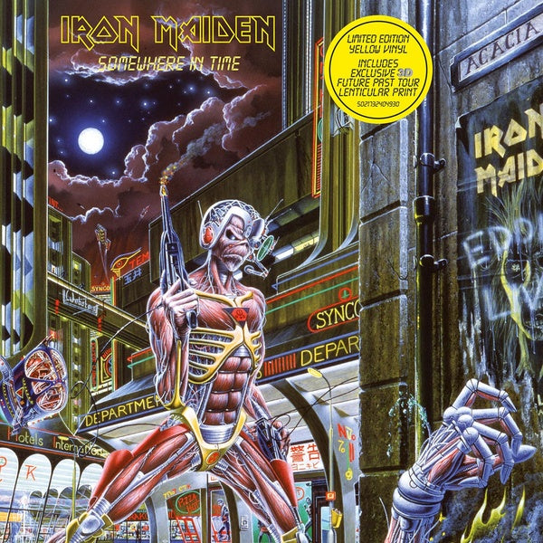 Somewhere In Time Édition Limitée Vinyle Jaune - Front Cover