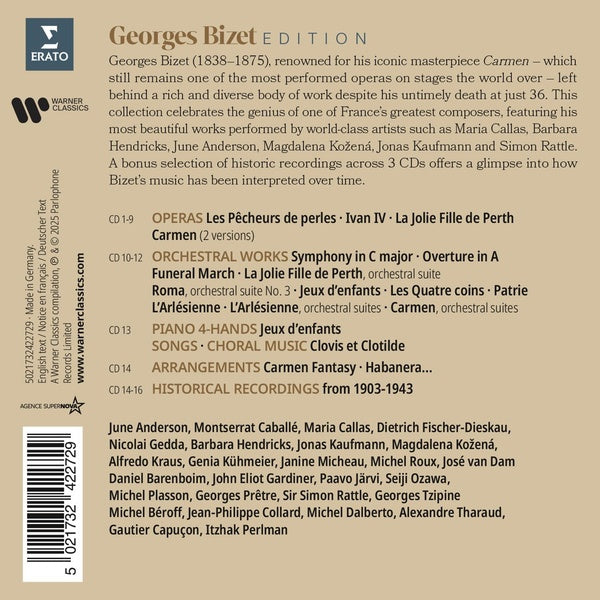 Georges Bizet Edition - Front Cover