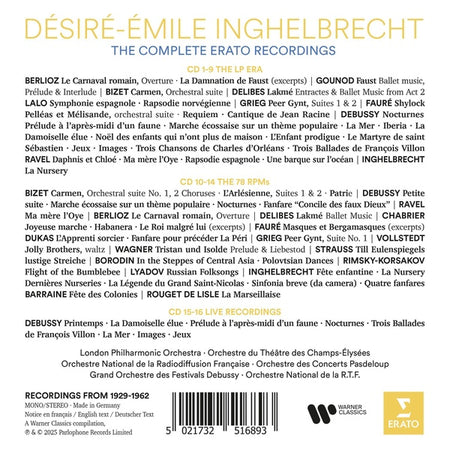 The Complete Erato Recordings - Front Cover