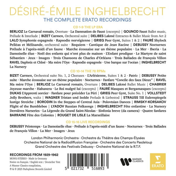 The Complete Erato Recordings - Front Cover