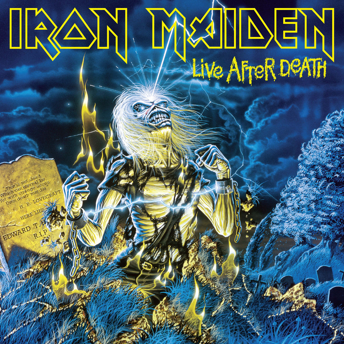 LIVE AFTER DEATH (40TH ANNIVERSARY LIMITED EDITION) - Back Cover