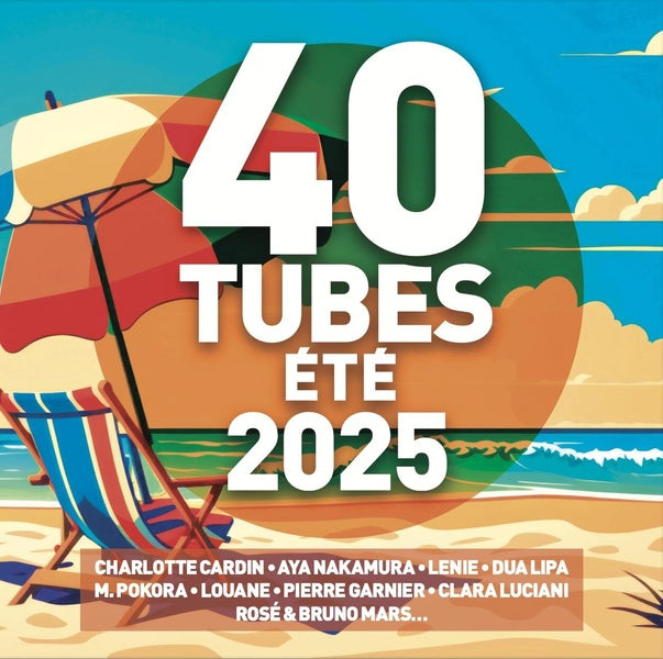 40 Tubes Été 2025 - Front Cover