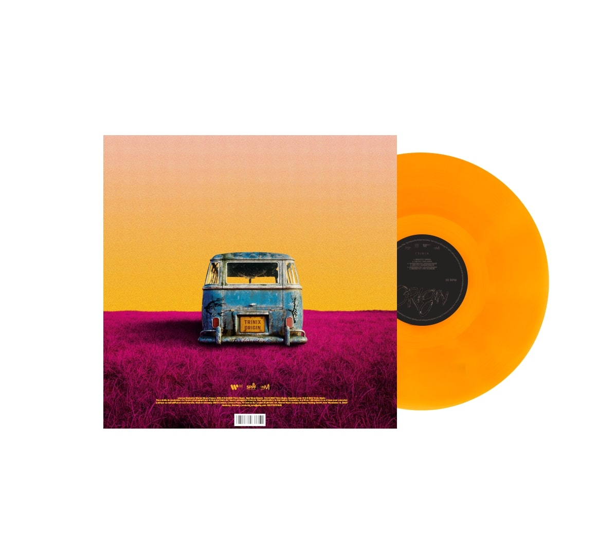 ORIGIN - VINYLE SIMPLE ORANGE TRANSPARENT - Front Cover