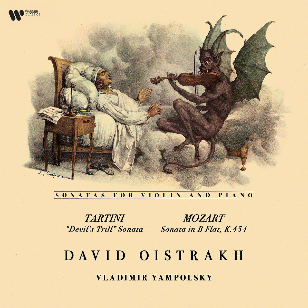 TARTINI, MOZART, DEBUSSY - SONATES POUR VIOLON ET PIANO - Front Cover