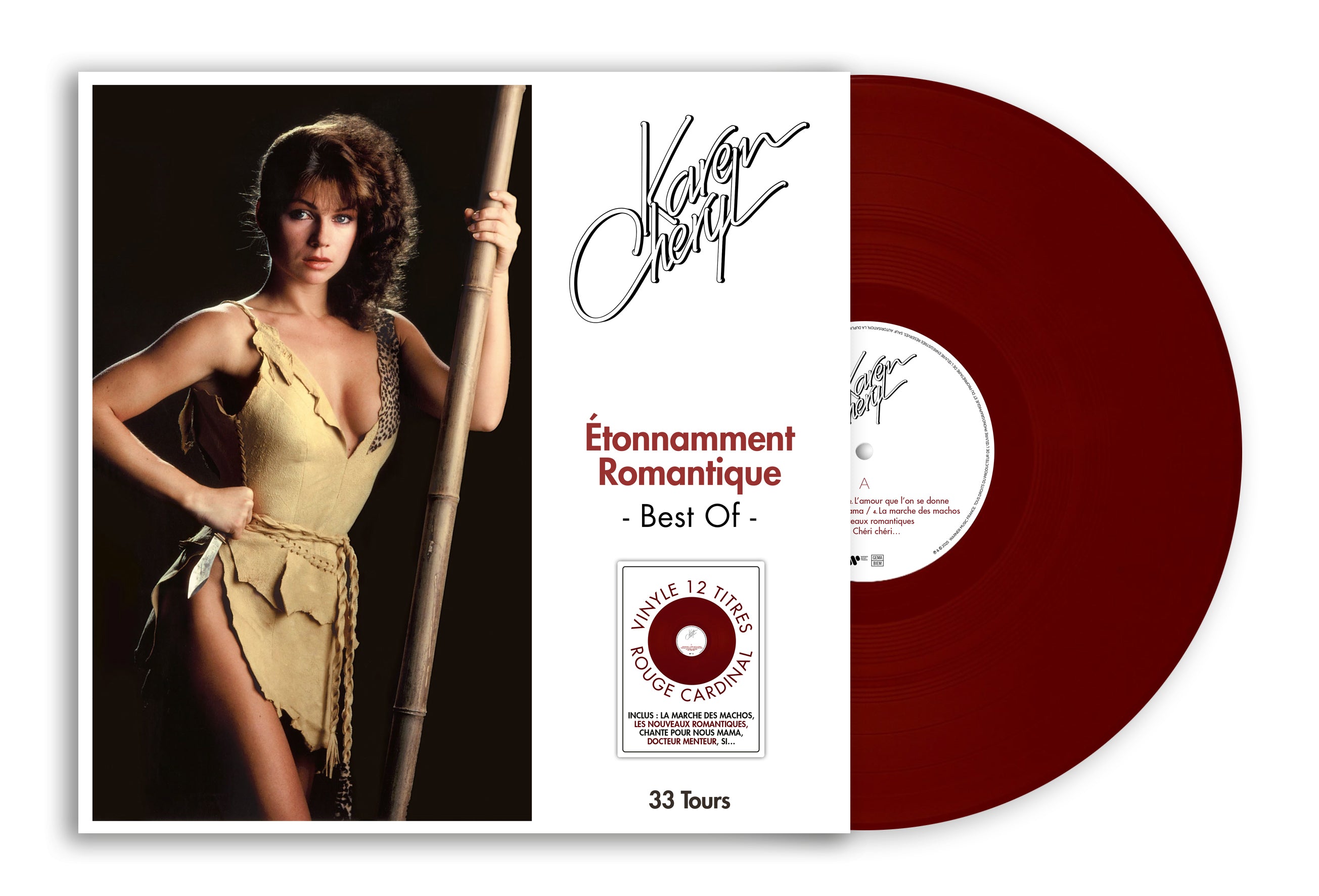 ÉTONNAMMENT ROMANTIQUE (VINYLE BEST OF ROUGE CARDINAL) - Front Cover