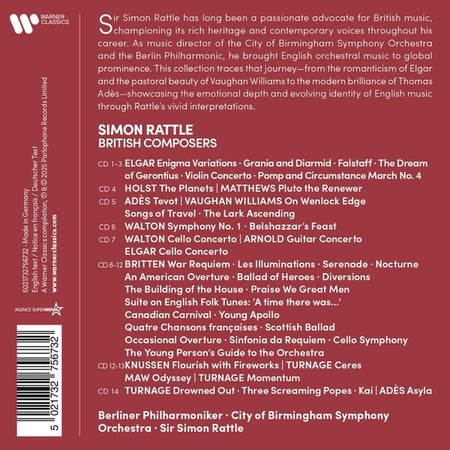 British Composers: Britten, Elgar, Holst, Vaughan Williams, Walton... - Front Cover