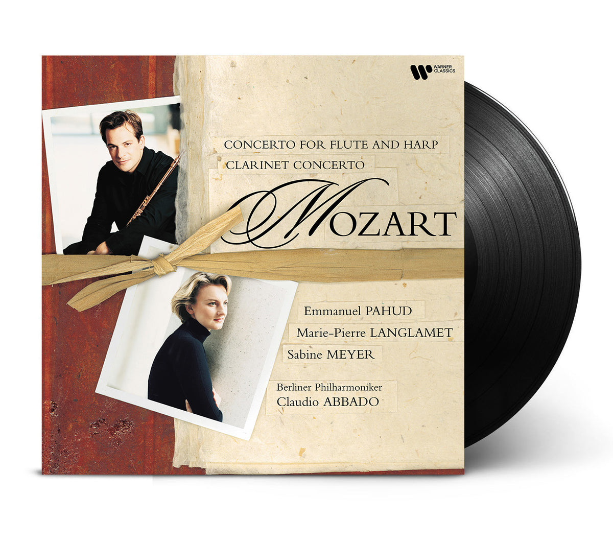 MOZART: CONCERTO POUR FLÛTE ET HARPE/CONCERTO POUR CLARINETTE - Back Cover
