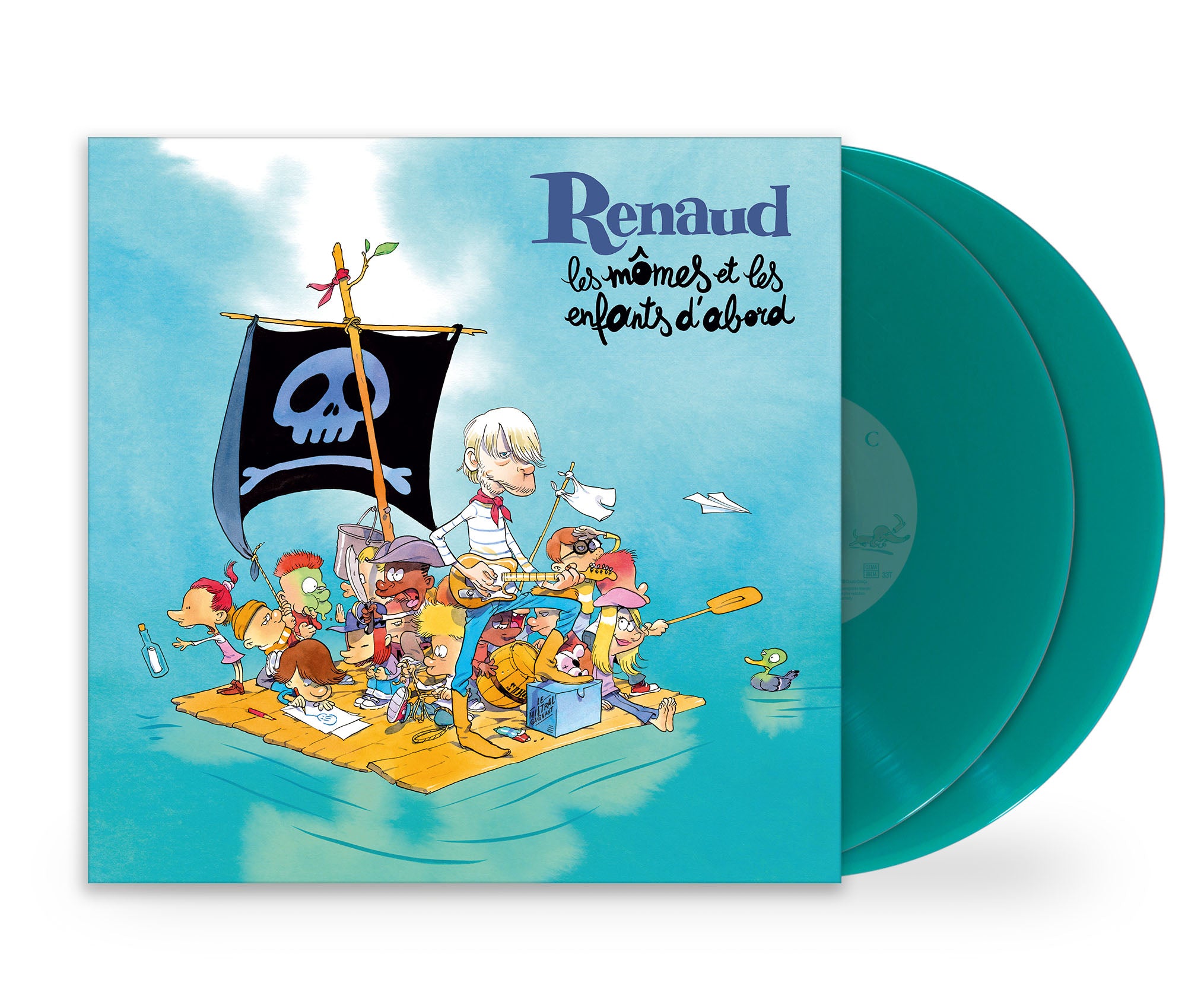 LES MÔMES ET LES ENFANTS D'ABORD DOUBLE VINYLE DE COULEUR (50 ANS DE CARRIERE) - Front Cover