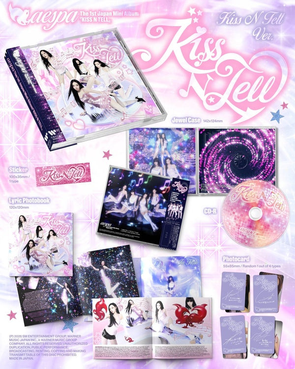 KISS N TELL - Front Cover