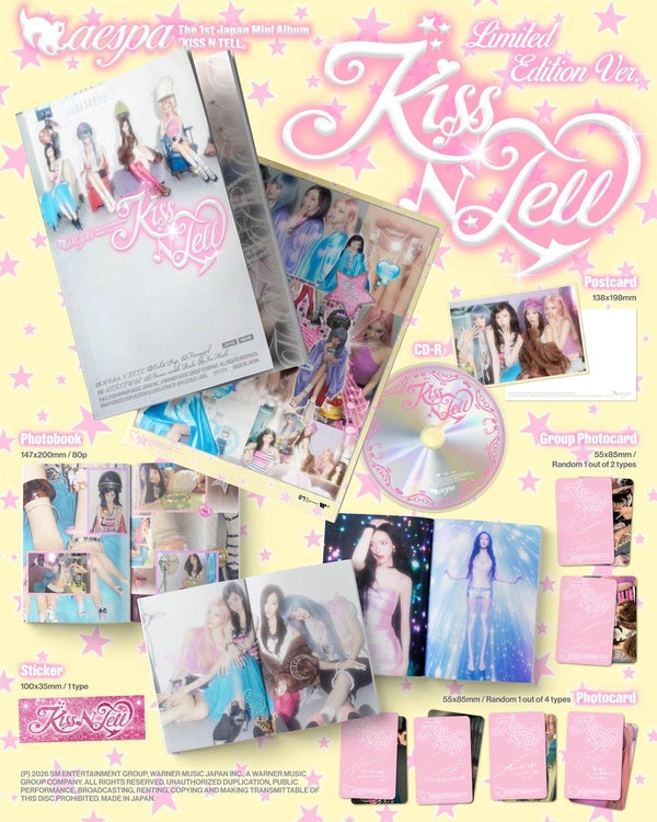 KISS N TELL Édition Limitée - Front Cover