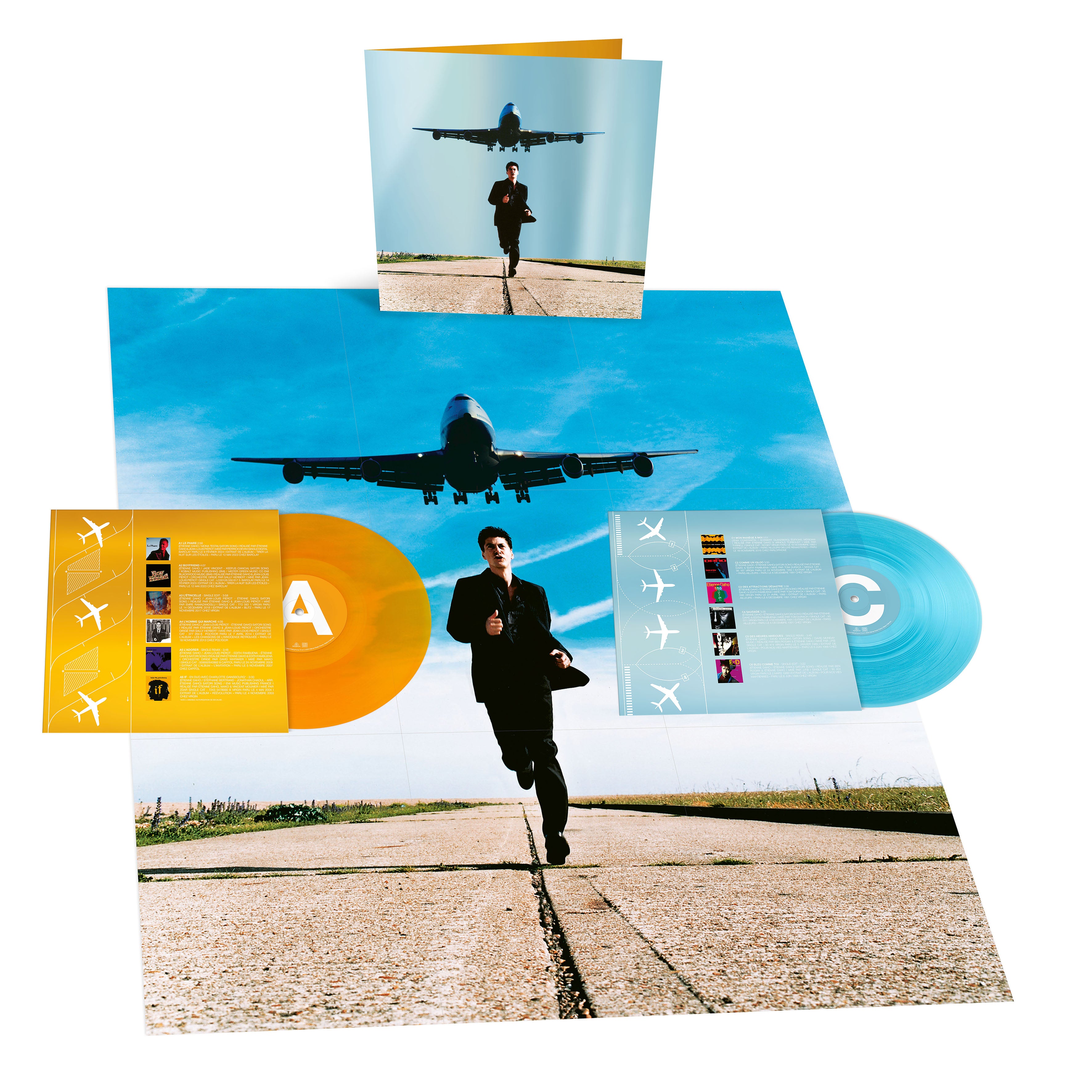 L'ADORER/ ETIENNE DAHO GREATEST HITS EDITION DELUXE VINYLES DE COULEURS - Front Cover
