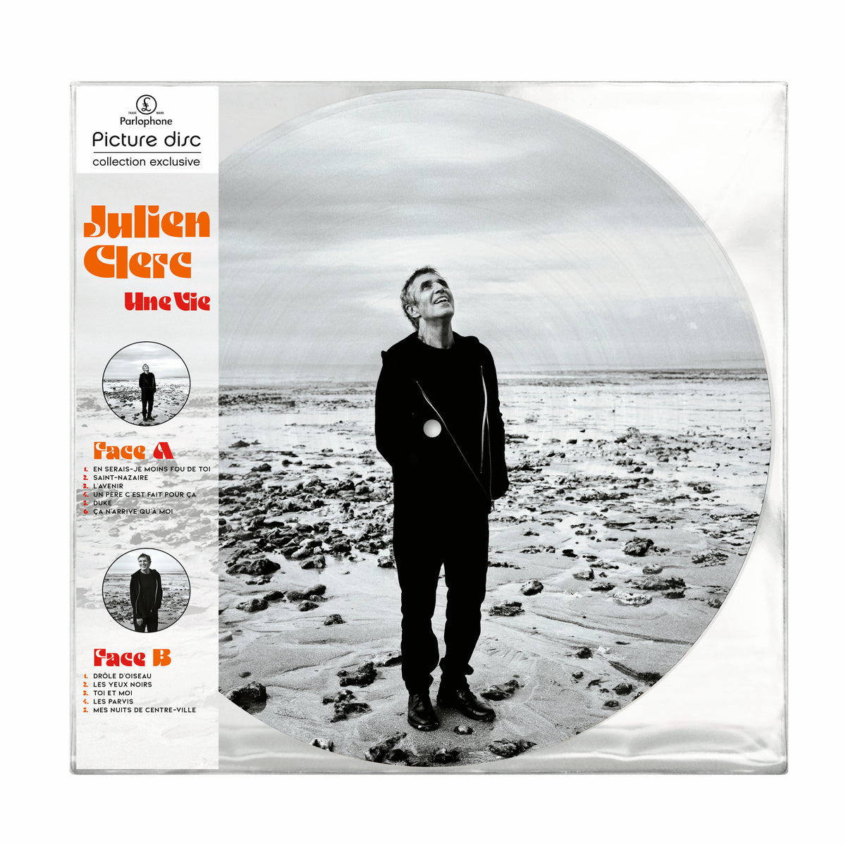 UNE VIE (PICTURE DISC EDITION LIMITÉE) - Back Cover