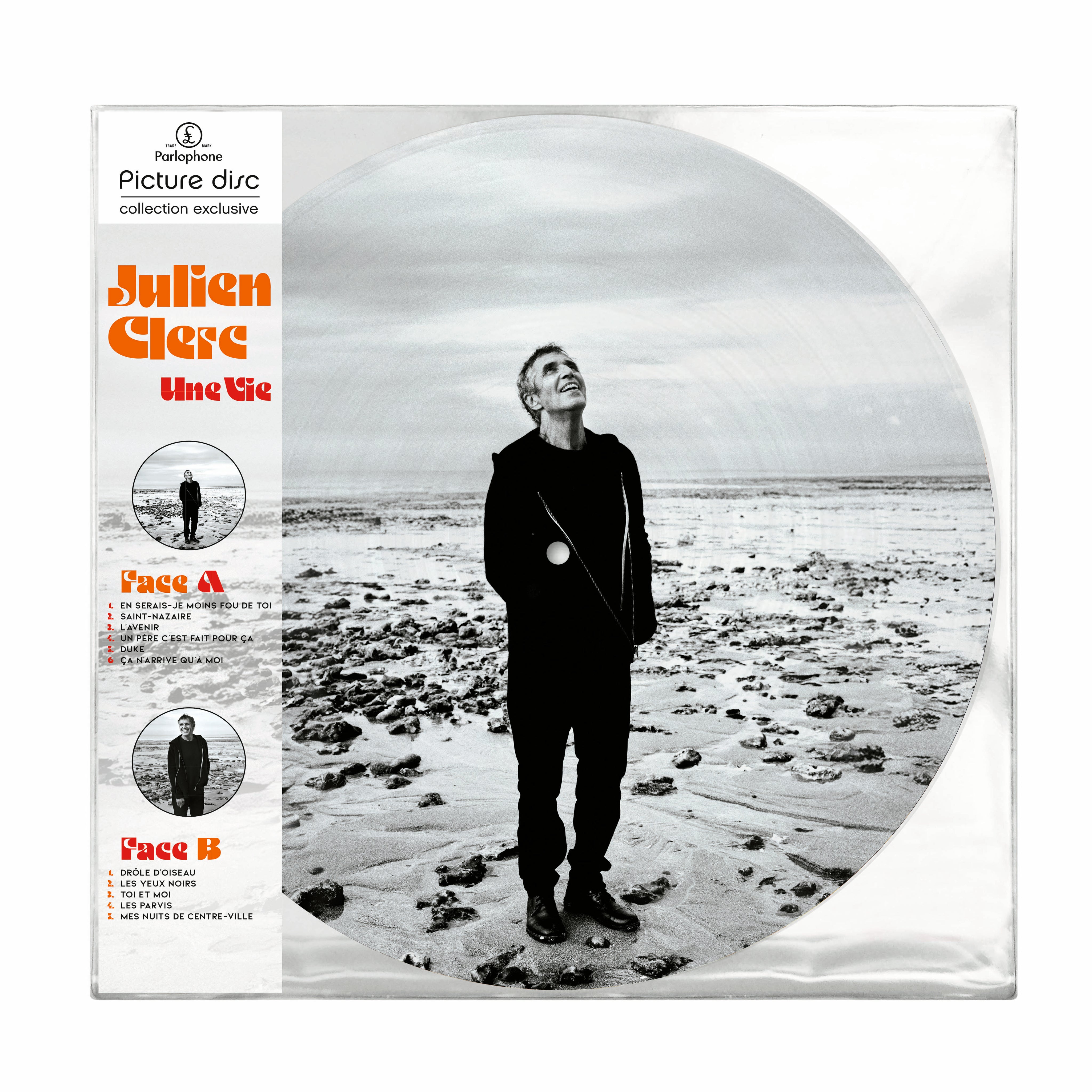 UNE VIE (PICTURE DISC EDITION LIMITÉE) - Back Cover
