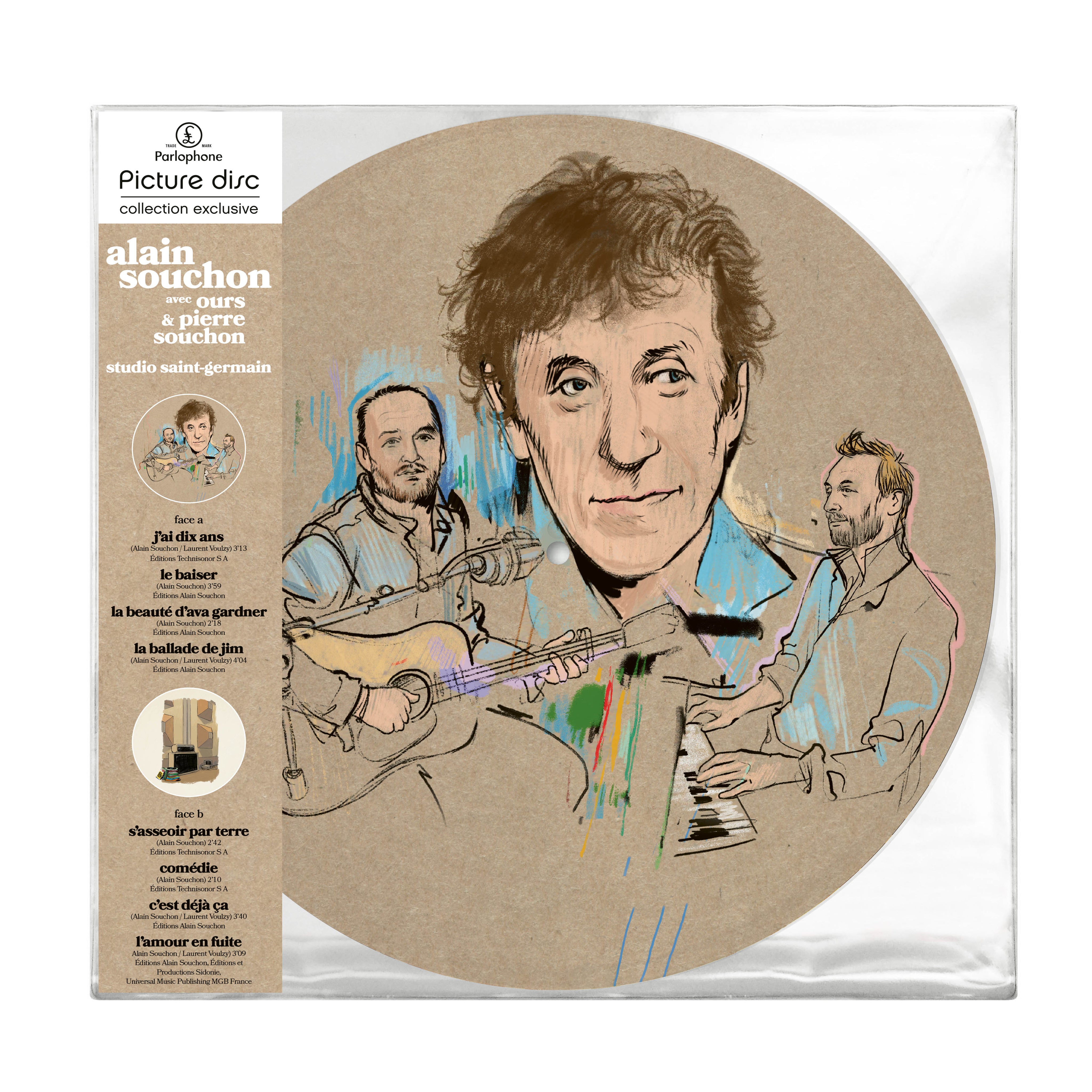 STUDIO SAINT-GERMAIN (AVEC OURS & PIERRE SOUCHON) [PICTURE DISC EDITION LIMITÉE] - Front Cover