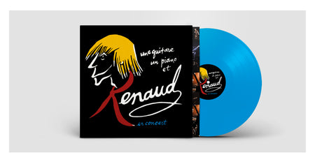 UNE GUITARE, UN PIANO ET RENAUD (LIVE RADIO FRANCE) [VINYLE BLEU] - Front Cover