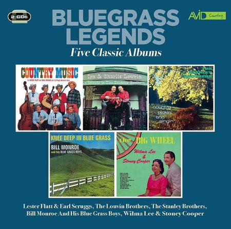 Five Classic Albums : Bluegrass Legends - Front Cover