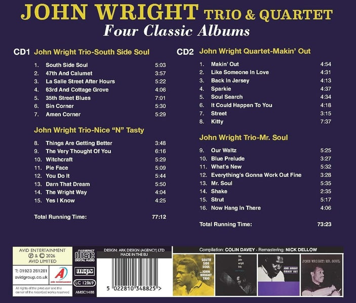 Four Classic Albums - John Wright - Front Cover