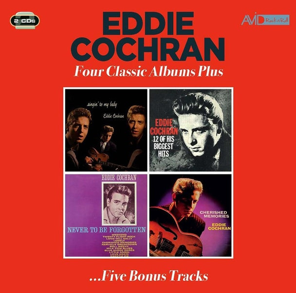 Four Classic Albums Plus - Eddie Cochran - Front Cover