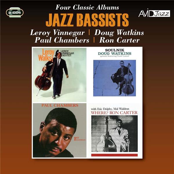 Four Classic Albums Jazz Bassistes - Front Cover