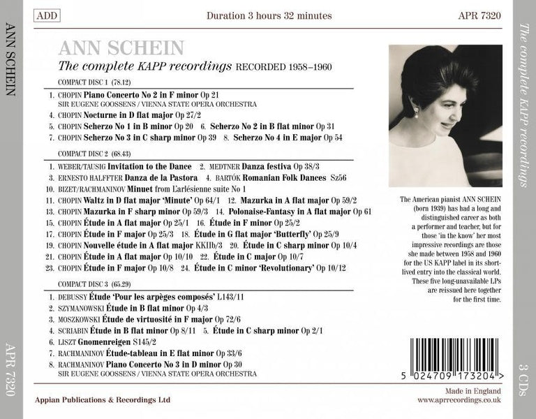 Les enregistrements Kapp, 1958-1960 - Front Cover