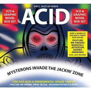 Soul Jazz Records presents : Mysterons invade the Jackin' Zone Chicago acid and experimental house - Front Cover