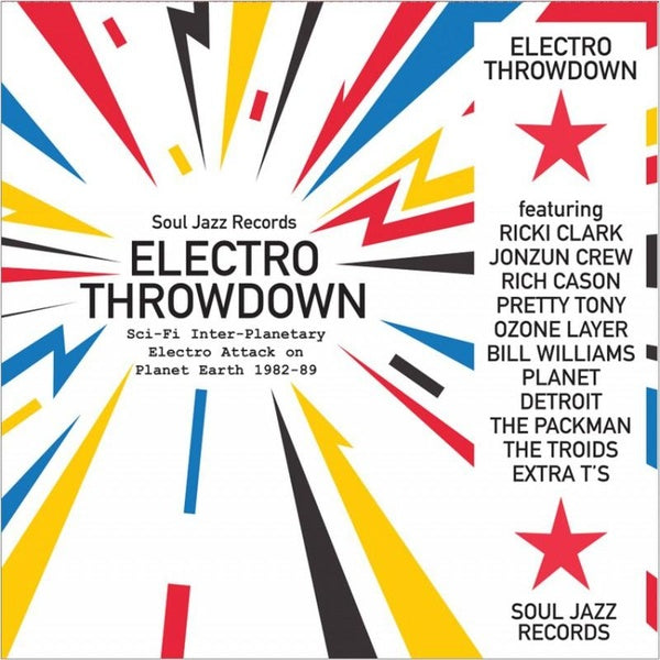 Electro Throwdown - Sci-Fi Inter Planetary Electro Attack on Planet Earth 1982-89 - Front Cover