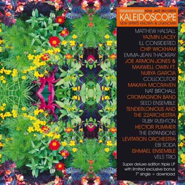 Soul Jazz Records presents KALEIDOSCOPE - New Spirits Known and Unknown - Front Cover