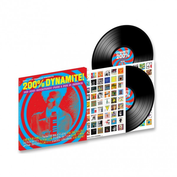 200% DYNAMITE! Ska, Soul, Rocksteady, Funk & Dub in Jamaica - Front Cover