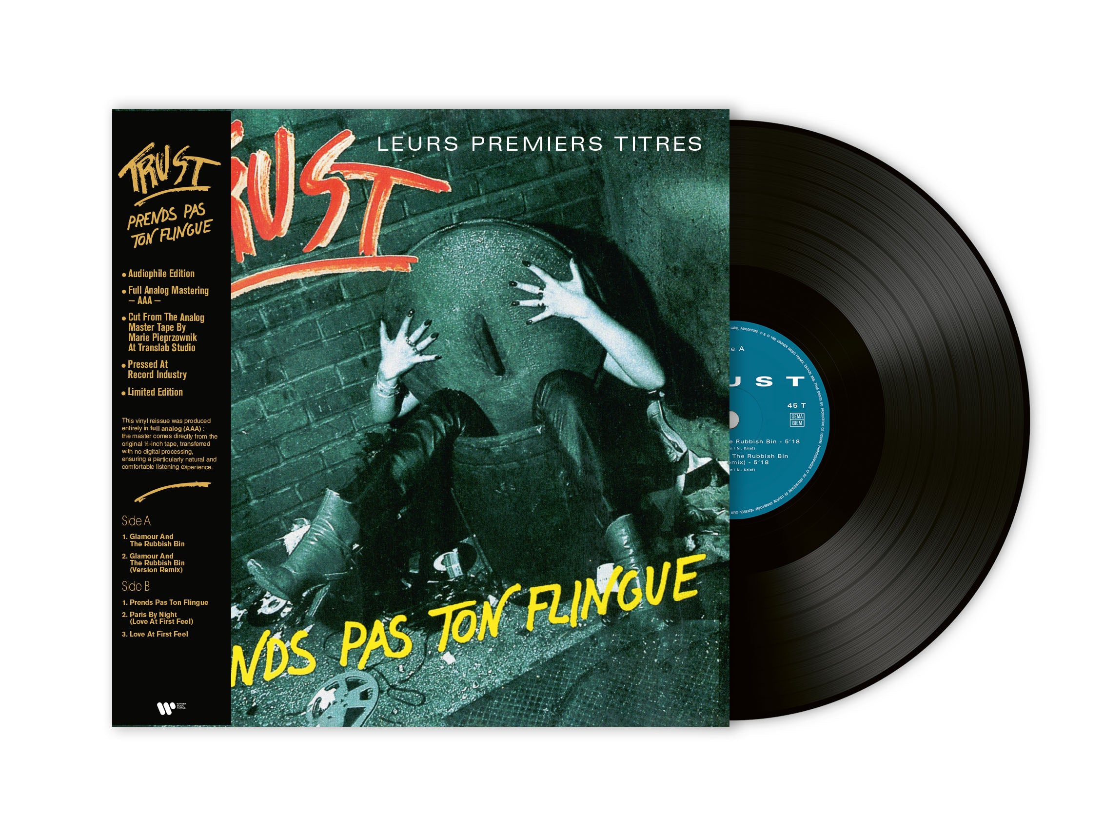 PRENDS PAS TON FLINGUE (MAXI VINYLE FULL ANALOG) - Front Cover